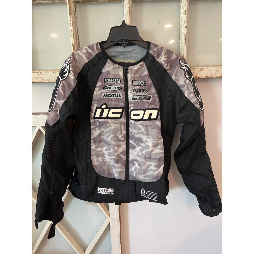 Icon Suzuki womens size small jacket motorcycle motorcross dirt bike